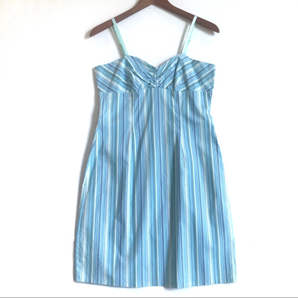 Vintage 90’s Striped Slip Dress with Straps Size M